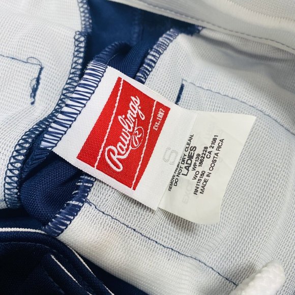 Rawlings Women’s Navy Blue Baseball Pants Size Small Brand New - Picture 2 of 12